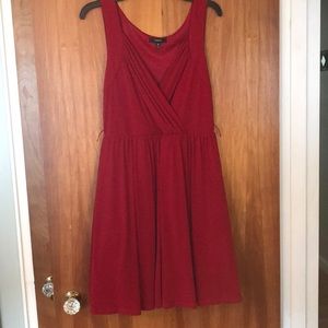 Express red dress size medium